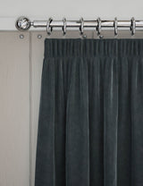 M&S Velvet Pencil Pleat Curtains- Buy online at McGrocer