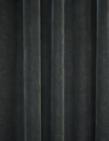 Velvet pencil pleat curtains with thermal lining, imported from the UK