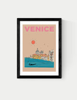 M&S East End Prints Venice Italy Framed Art Print- Buy online at McGrocer