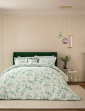 Verdant Bouquet frill square cushion 45cm, imported from the UK