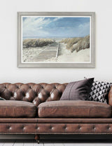 M&S Gallery Direct View to the Sea Rectangle Framed Canvas, 104 cm x 74 cm- Buy online at McGrocer