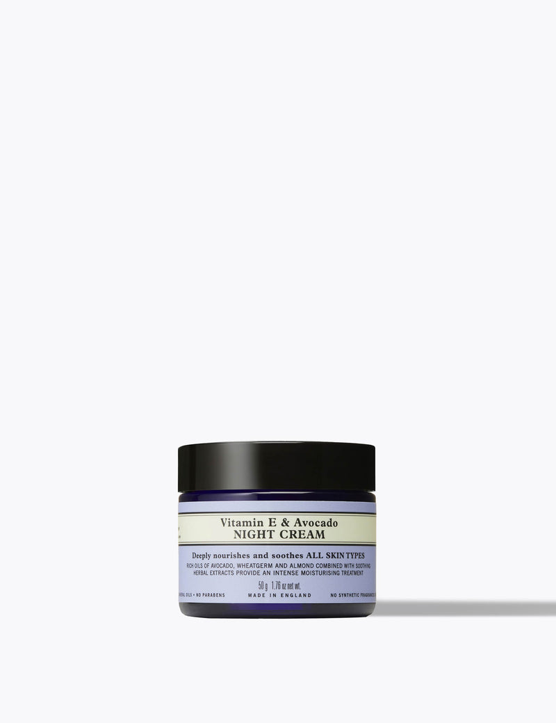 Neal's Yard Remedies Vitamin E Avocado Night Cream 50g (British brand)