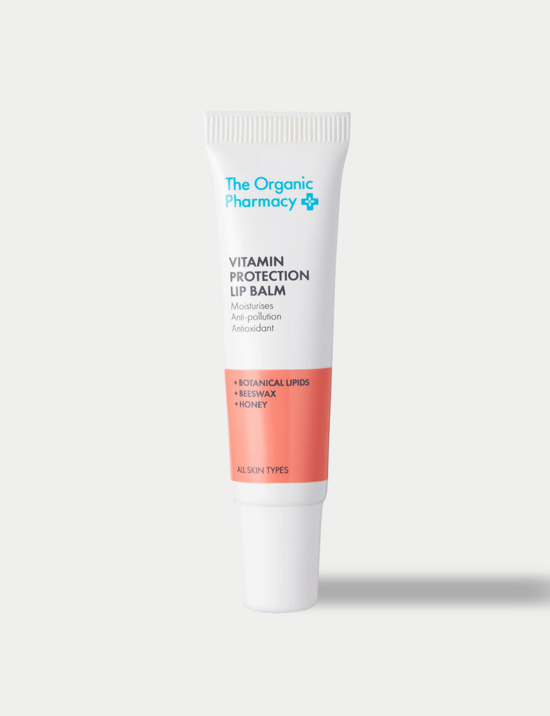 The Organic Pharmacy Vitamin Protection Lip Balm 10ml, imported from the UK