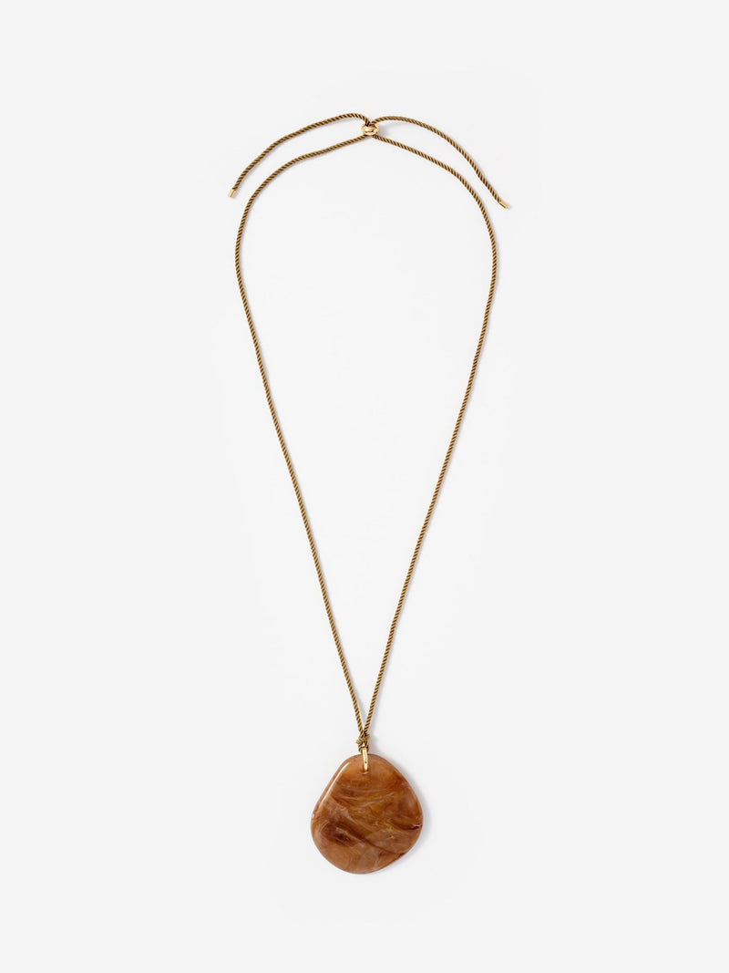 Mint Velvet green cord pendant necklace (British brand)
