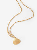 Mint Velvet gold tone shell pendant necklace - British product