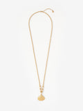 Mint Velvet gold tone shell pendant necklace - British product