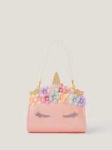 Next Monsoon Pink Flower Unicorn Clip Frame Bag- Buy online at McGrocer