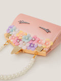 Monsoon pink flower unicorn clip frame bag (British brand)