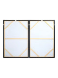 Libra Interiors Impasto Brushstrokes framed canvas set, imported from the UK