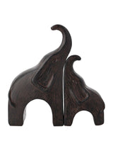 Next Widdop Set of 2 Dark Brown Elephant Ornaments (17cm)- Buy online at McGrocer