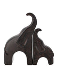 Widdop dark brown elephant ornament set, imported from the UK