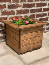 Next Charles Taylor Brown Regular Square Garden Planter- Buy online at McGrocer