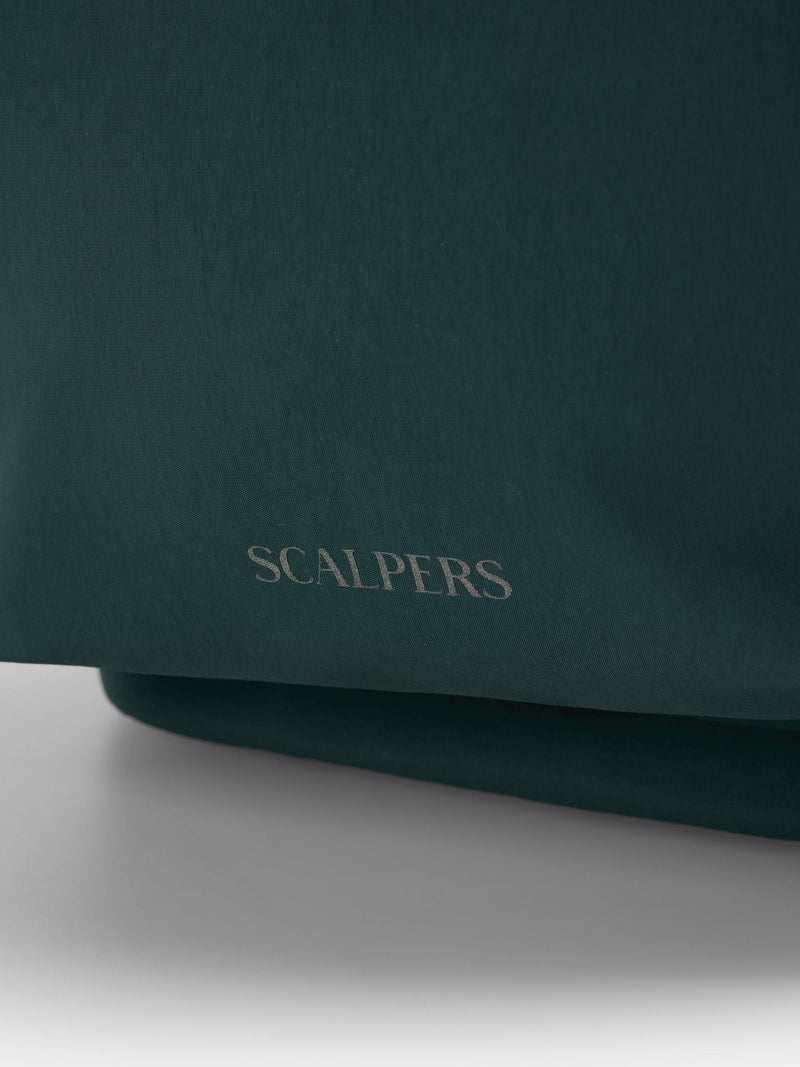 Scalpers dark green nylon backpack, imported from the UK