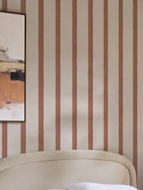 Next Rust Painted Stripe A4 Wallpaper Sample- Buy online at McGrocer