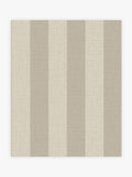 Wallpaper sample Warm Linen Stripe A4, imported from the UK