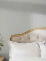 Next Soft Grey Ticking Stripe A4 Wallpaper Sample- Buy online at McGrocer