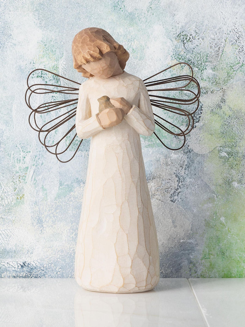 Willow Tree Angel of Healing stoneware figurine 13cm, UK version