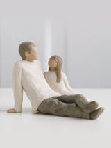 Next Willow Tree Off White Father and Daughter Figurine- Buy online at McGrocer