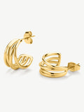D.LOUISE gold tone waterproof mini hoops earrings - British product