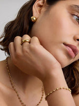 Next D.LOUISE Gold Tone Waterproof Bold Bauble Stud Earrings- Buy online at McGrocer