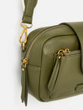 Oliver Bonas Charlee khaki green crossbody bag - British product