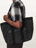AllSaints black Layo canvas tote bag - British product