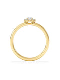 The Diamond Store halo ring 0.30ct lab diamond - British product