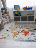 My Mat world map playmat rug children's 100x150cm (British brand)
