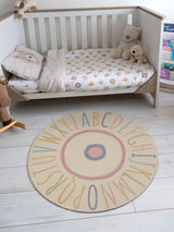 Next My Mat Alphabet Circle Educational Childrens Playmat Rug 100cm x 100cm- Buy online at McGrocer