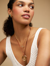 Next Orelia London Gold Tone Statement Spiral Cord Adjustable Necklace- Buy online at McGrocer