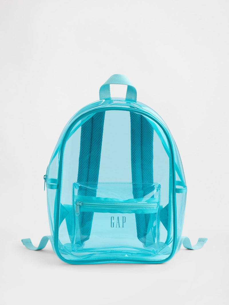 Gap Blue Jelly Backpack plastic kids backpack, UK version