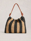 White Stuff Black Callie shoulder bag, imported from the UK