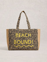 Next White Stuff Natural Beach Bound Tote Bag- Buy online at McGrocer