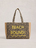 White Stuff natural beach bound tote bag, imported from the UK