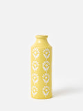 Oliver Bonas Yellow Fleur ceramic vase 25cm, UK version