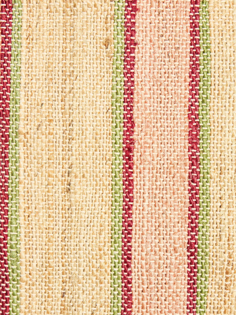 Oliver Bonas pink striped jute runner rug, UK version