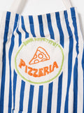Oliver Bonas blue striped Pizza Club apron - British product