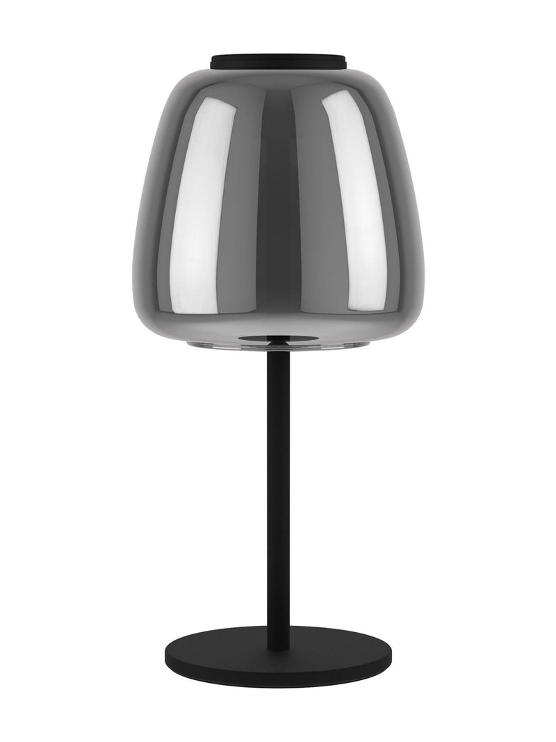 Eglo Alfero-Z smart table lamp black glass (British brand)