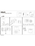 Eglo Rincine motion sensor outdoor wall light - British product