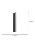 Eglo LED surface-mounted light black 38cm - British product