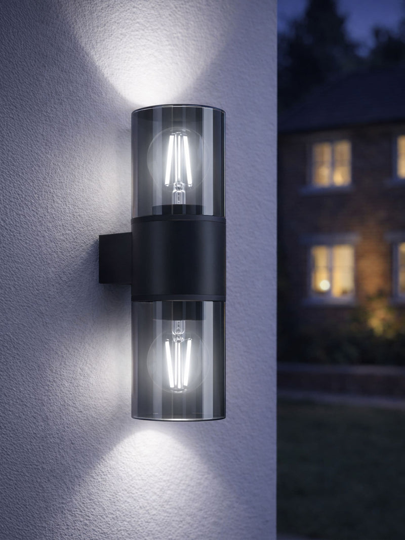 Eglo Cropani double-sided outdoor wall light 33.5cm, imported from the UK