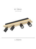 Eglo Gesteira LED ceiling light 4 adjustable spotlights, imported from the UK
