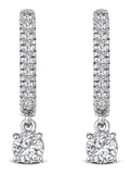 Diamond Store Stellato huggie drop earrings 1.00ct, imported from the UK