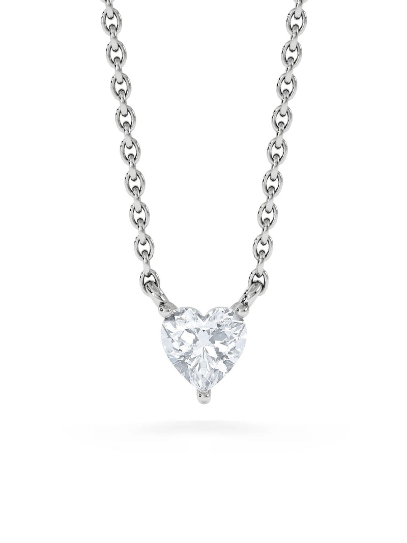 The Diamond Store Wanderlust floating heart diamond necklace 0.25ct, UK version
