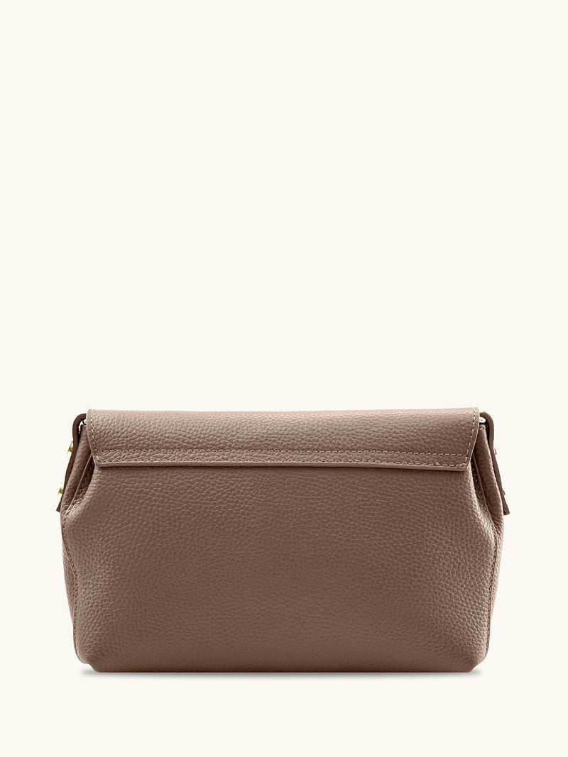 Apatchy Mink Maisie Midi Leather Bag black - British product