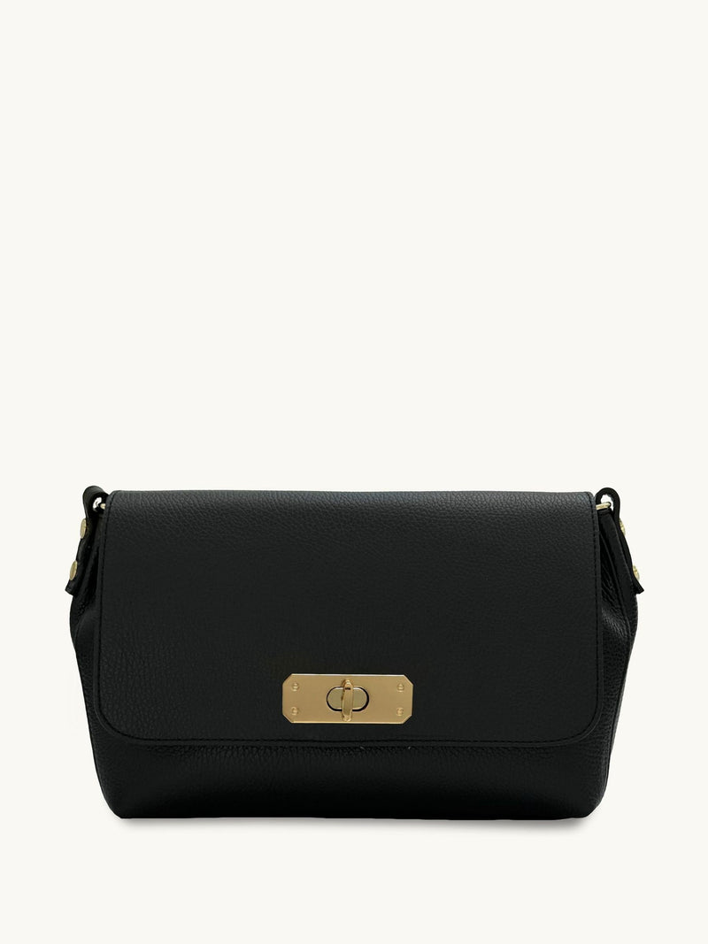 Apatchy Black Maisie Maxi leather bag, UK version