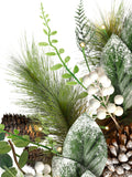 Charles Bentley Pre-Lit Berry & Pinecone Eucalyptus Wreath 55cm - British product