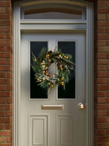 Next Charles Bentley Pre-Lit Berry & Pinecone Eucalyptus Christmas Wreath 55cm- Buy online at McGrocer