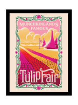 Next Pyramid International Pink Wicked Munchkinland Collectors Framed Print 45cm x 35cm- Buy online at McGrocer