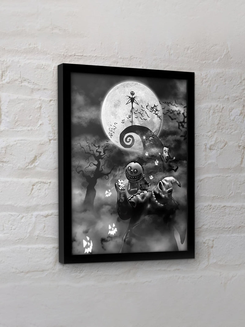Pyramid International Oogie Boogie Trouble wall art framed print (British brand)